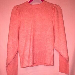 NEW H&M Cozy Sweater Top Blouse Shirt Long sleeve Pink Extra Small XS Barbie